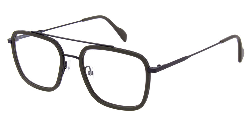 Andy Wolf® 4784 ANW 4784 07 52 - Black/Green Eyeglasses