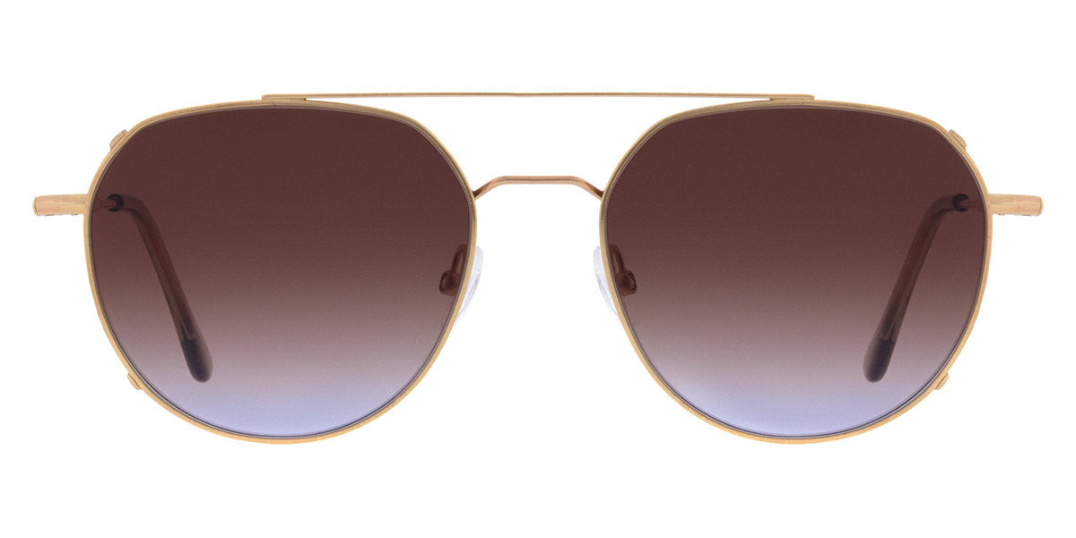 Andy Wolf® 4791 Clip ANW 4791 Clip 10 51 - Rosegold/Brown Sunglasses
