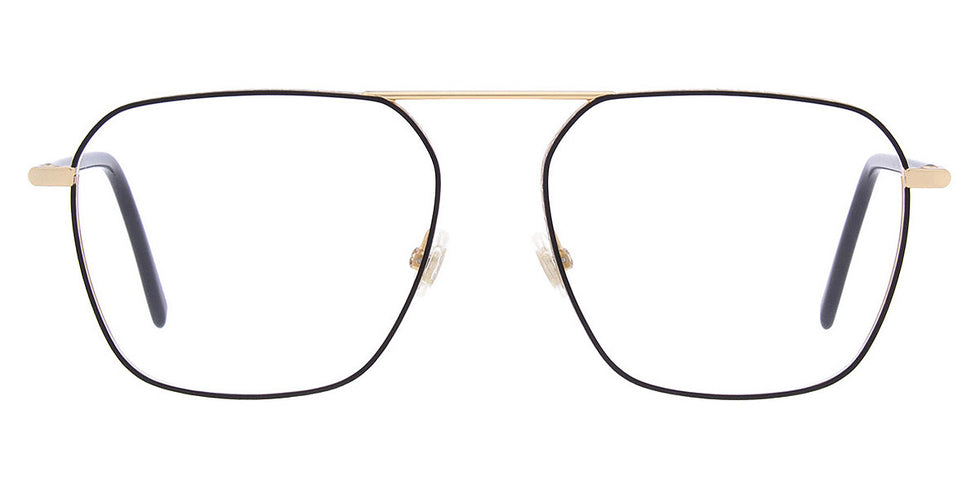Andy Wolf® 4796 ANW 4796 01 55 - Gold/Black Eyeglasses