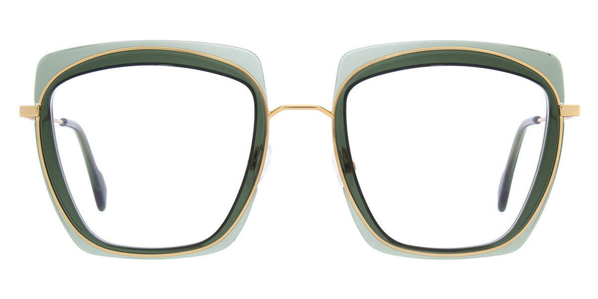 Andy Wolf® 4798 ANW 4798 05 53 - Green/Gold 05 Eyeglasses