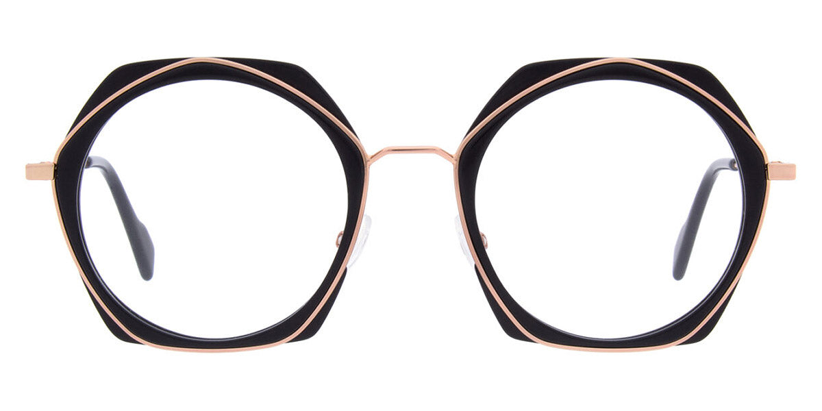 Andy Wolf® 4799 ANW 4799 01 50 - Black/Rosegold 01 Eyeglasses
