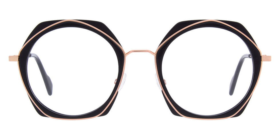 Andy Wolf® 4799 ANW 4799 01 50 - Black/Rosegold 01 Eyeglasses