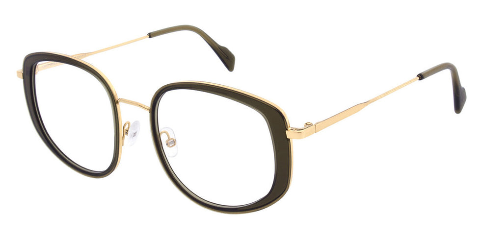 Andy Wolf® 4802 ANW 4802 05 53 - Green/Gold 05 Eyeglasses