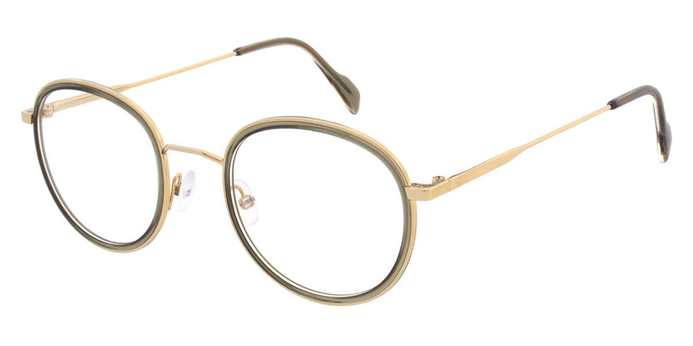 Andy Wolf® 4803 ANW 4803 05 49 - Green/Gold 05 Eyeglasses