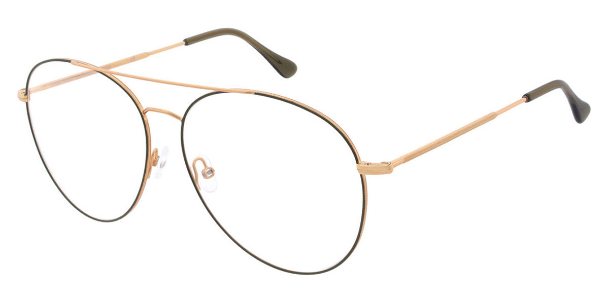 Andy Wolf® 4816 ANW 4816 03 61 - Rosegold/Green Eyeglasses