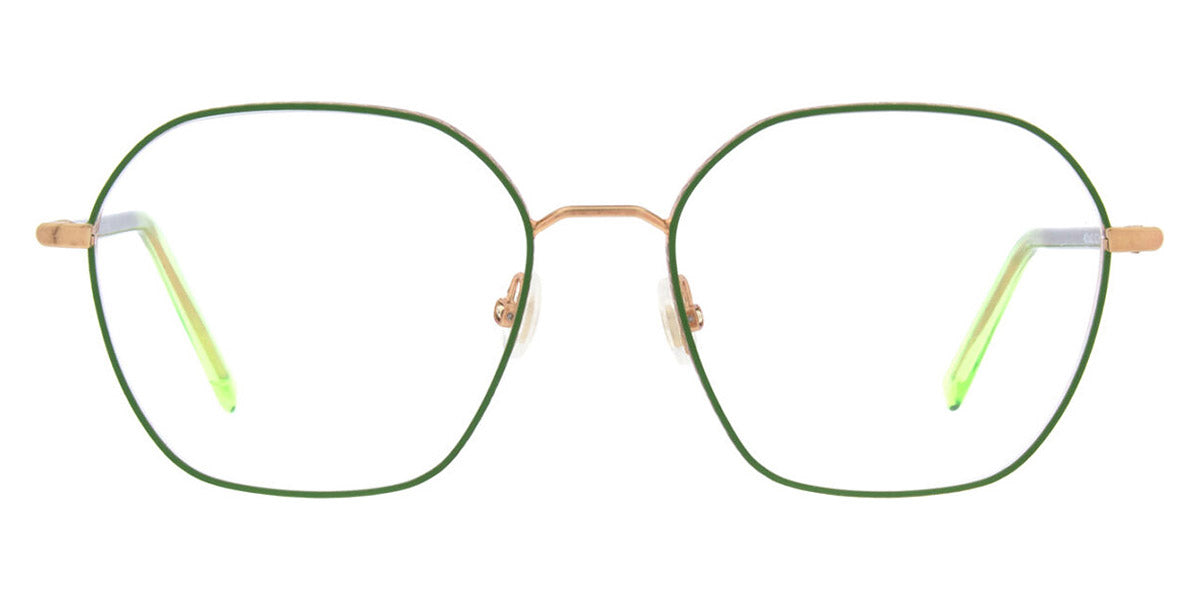 Andy Wolf® 4817 ANW 4817 02 52 - Rosegold/Green Eyeglasses