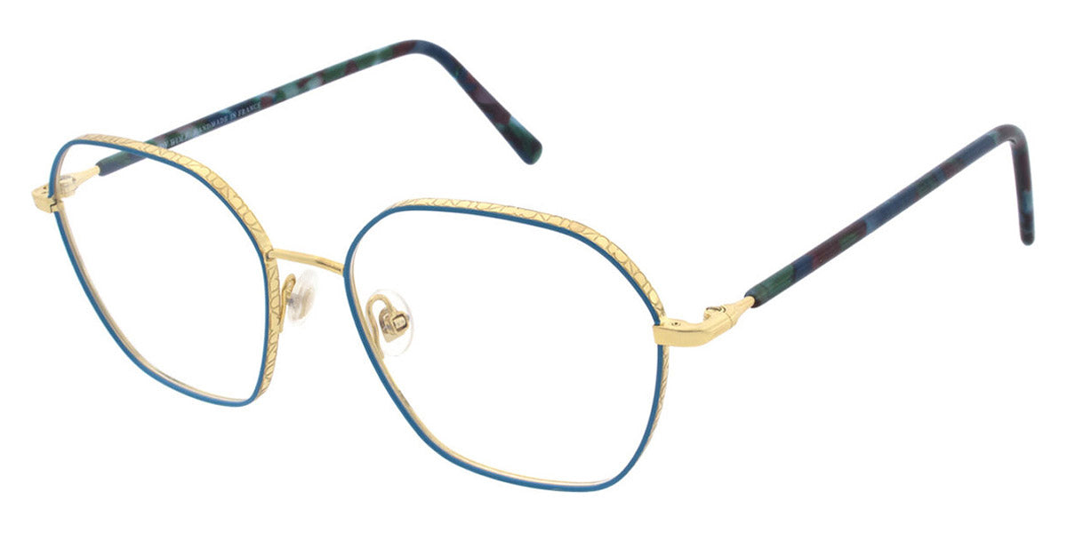 Andy Wolf® 4817 ANW 4817 03 52 - Gold/Blue Eyeglasses
