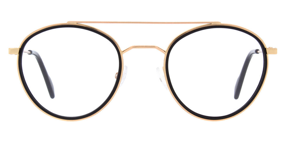 Andy Wolf® 4818 ANW 4818 01 47 - Rosegold/Black Eyeglasses