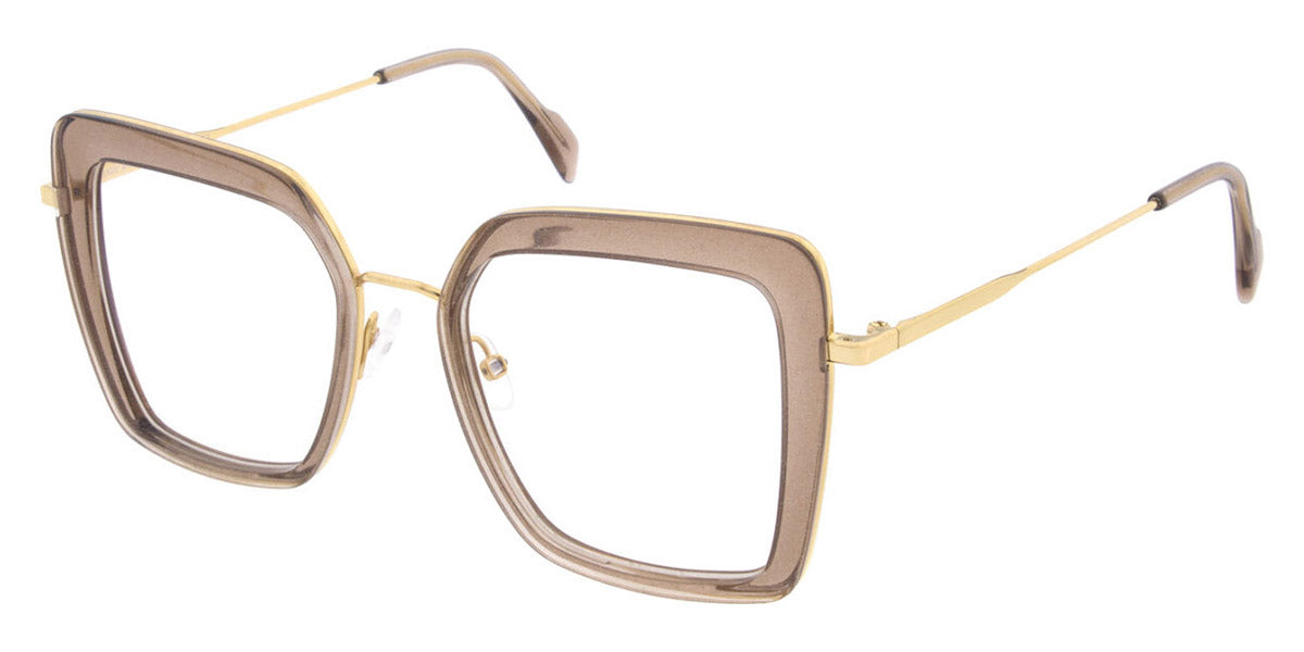 Andy Wolf® 4819 ANW 4819 05 51 - Brown/Gold Eyeglasses