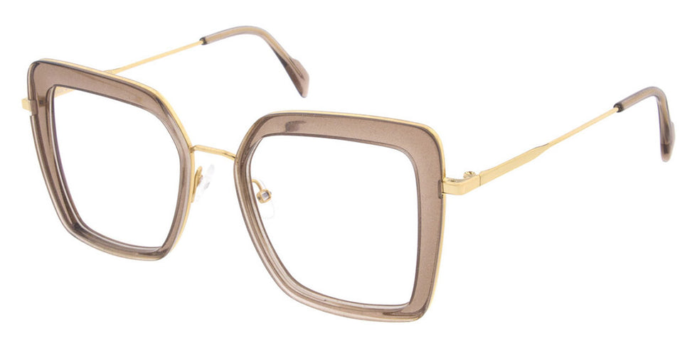 Andy Wolf® 4819 ANW 4819 05 51 - Brown/Gold Eyeglasses