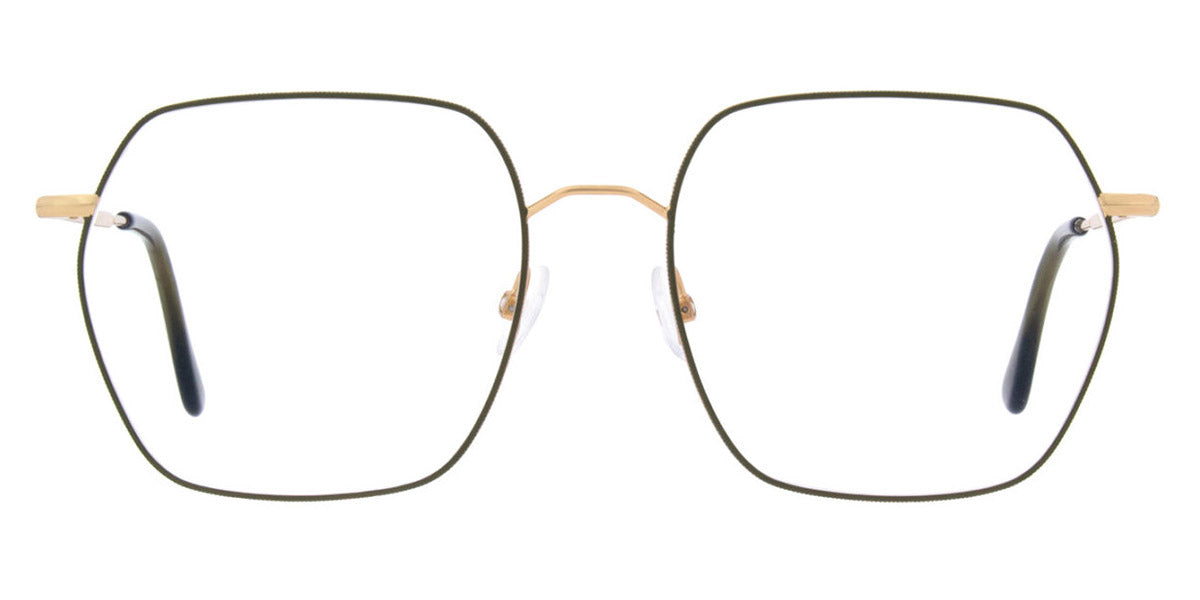 Andy Wolf® 4826 ANW 4826 03 54 - Rosegold/Green Eyeglasses