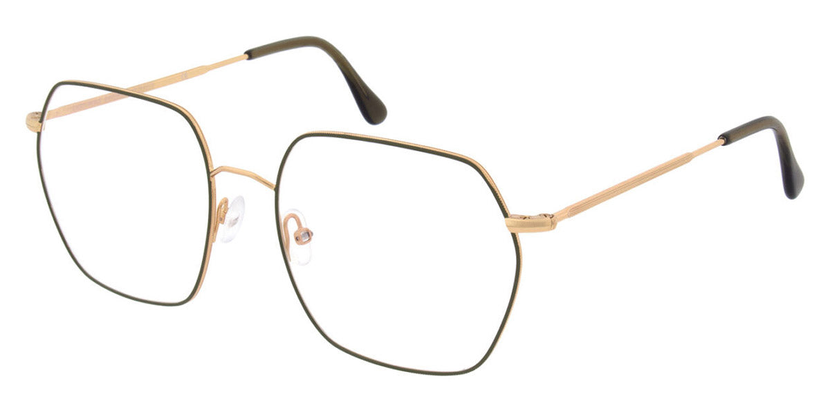 Andy Wolf® 4826 ANW 4826 03 54 - Rosegold/Green Eyeglasses