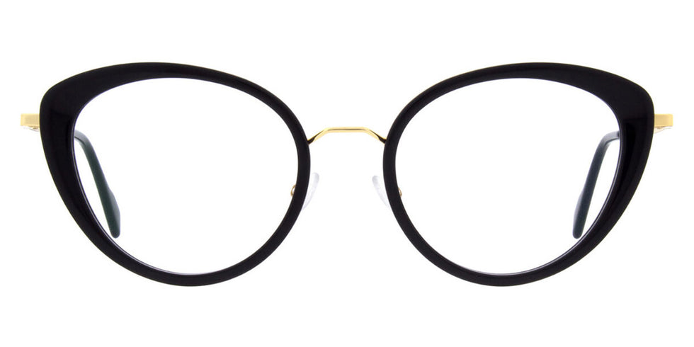 Andy Wolf® 4830 ANW 4830 01 54 - Black/Gold Eyeglasses