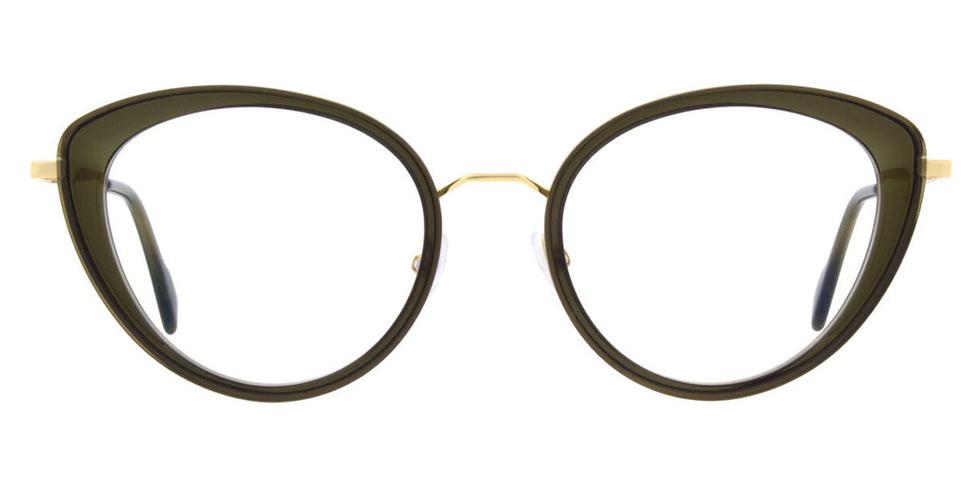 Andy Wolf® 4830 ANW 4830 04 54 - Green/Gold Eyeglasses
