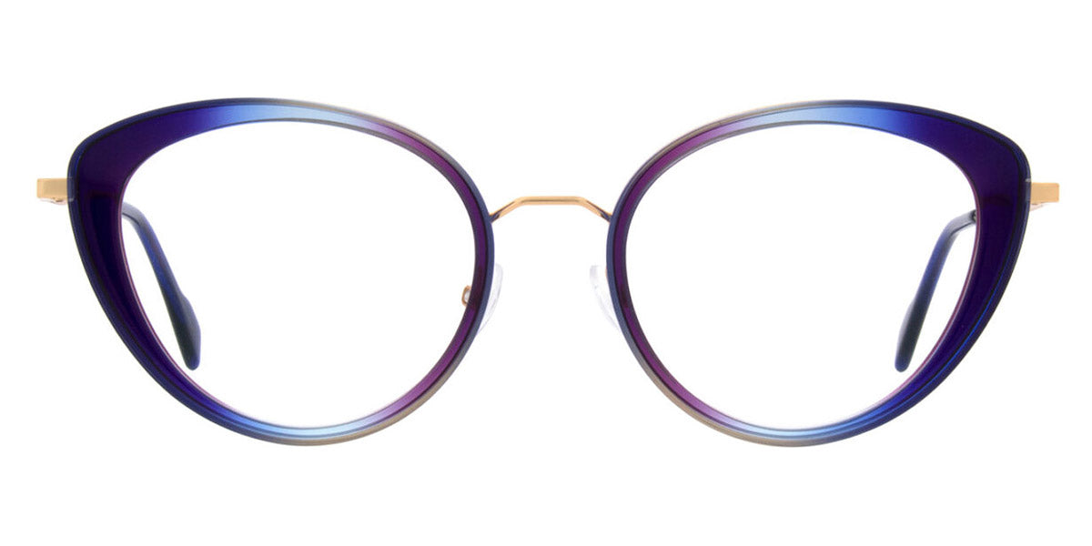Andy Wolf® 4830 ANW 4830 05 54 - Blue/Rosegold Eyeglasses
