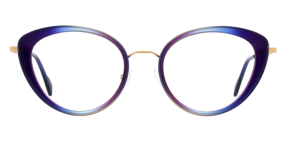 Andy Wolf® 4830 ANW 4830 05 54 - Blue/Rosegold Eyeglasses