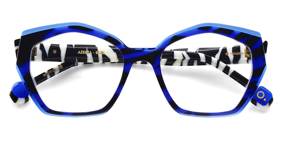 Etnia Barcelona® AZEEZA 5 AZEEZA 52O BLZE - BLZE Blue/Zebra Eyeglasses