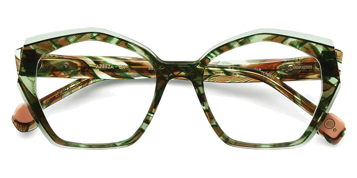 Etnia Barcelona® AZEEZA 5 AZEEZA 52O GR - GR Green Eyeglasses