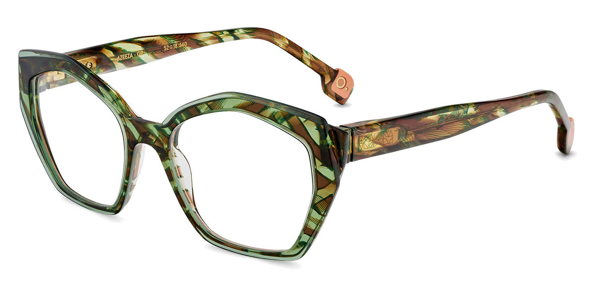 Etnia Barcelona® AZEEZA 5 AZEEZA 52O GR - GR Green Eyeglasses