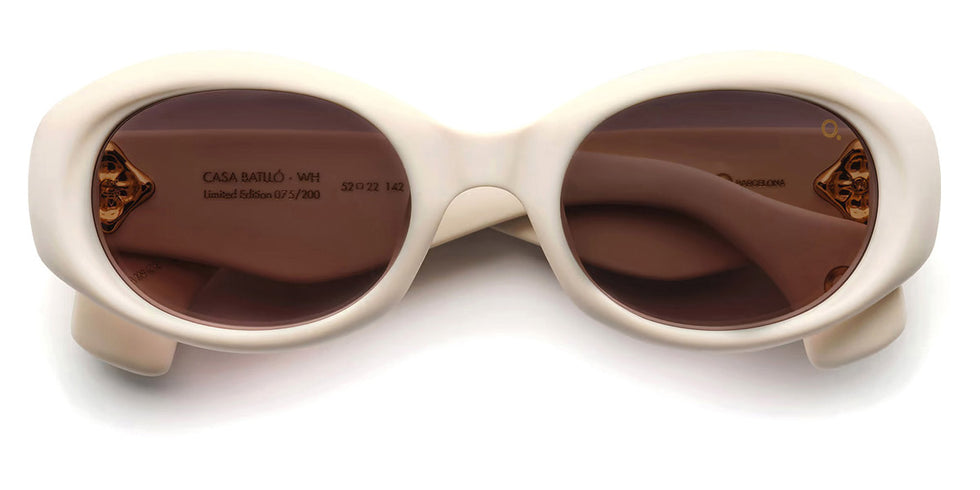 Etnia Barcelona® CASA BATLLO 5 BATLLO 52S WH - WH White Sunglasses