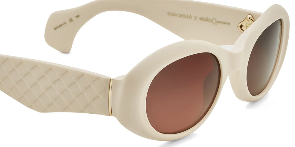 Etnia Barcelona® CASA BATLLO 5 BATLLO 52S WH - WH White Sunglasses