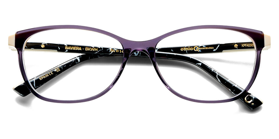 Etnia Barcelona® BAVIERA 5 BAVIER 54O BKWH - BKWH Black/White Eyeglasses