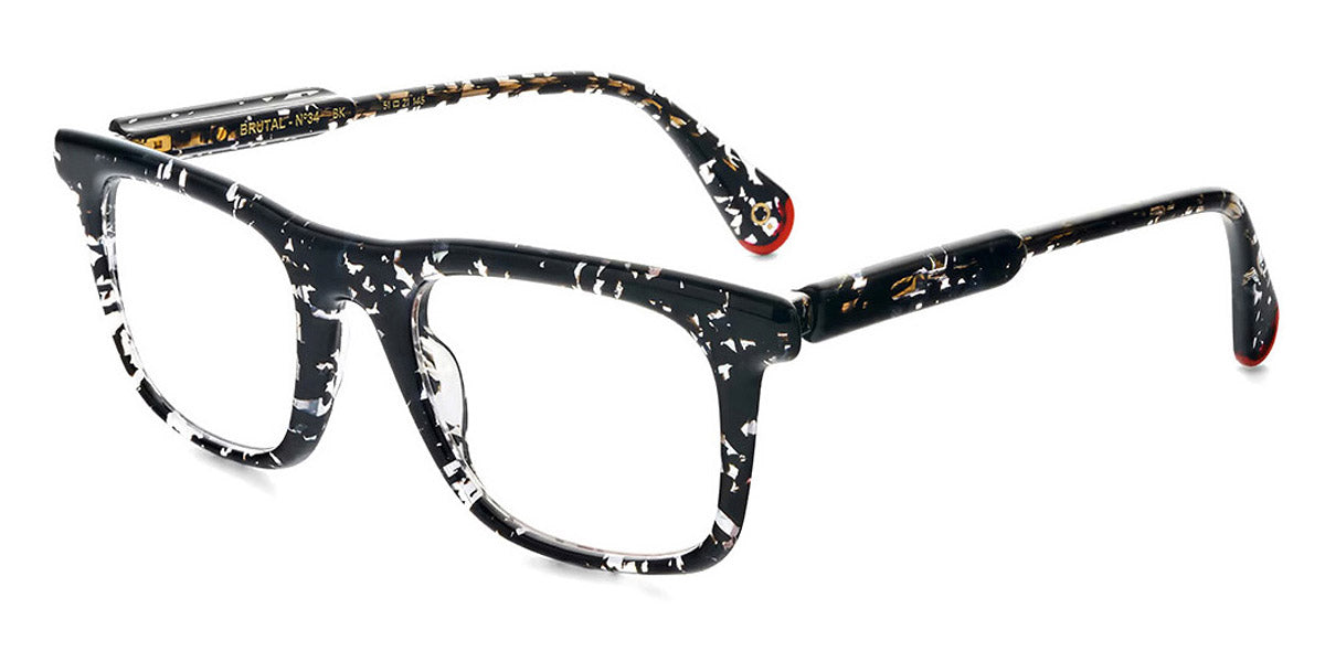 Etnia Barcelona® BRUTAL NO.34 5 BRUT34 51O BK - BK Black Eyeglasses