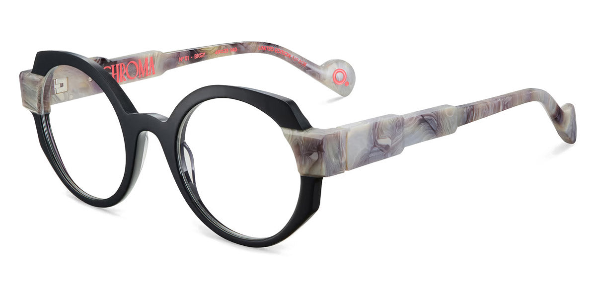 Etnia Barcelona® CHROMA N01 5 CHR001 49O BKGY - BKGY Black/Grey Eyeglasses