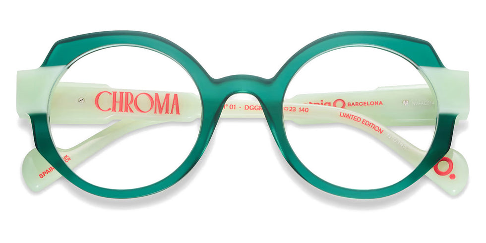 Etnia Barcelona® CHROMA N01 5 CHR001 49O DGGR - DGGR Green/Green Eyeglasses