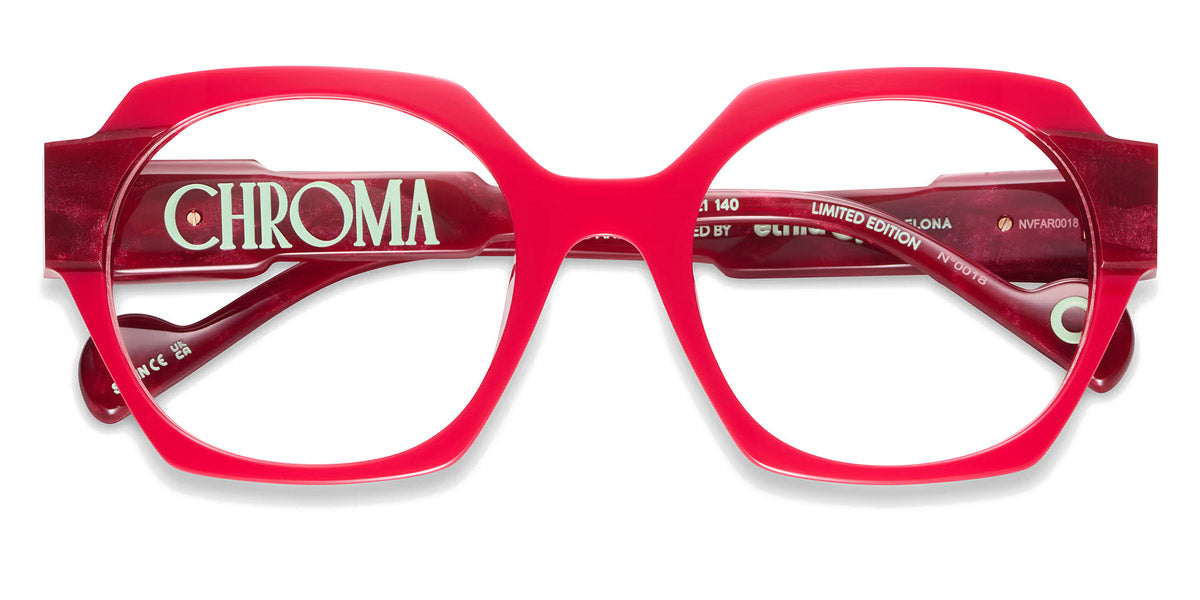 Etnia Barcelona® CHROMA N04 5 CHR004 53O FUBX - FUBX Pink/Red Eyeglasses