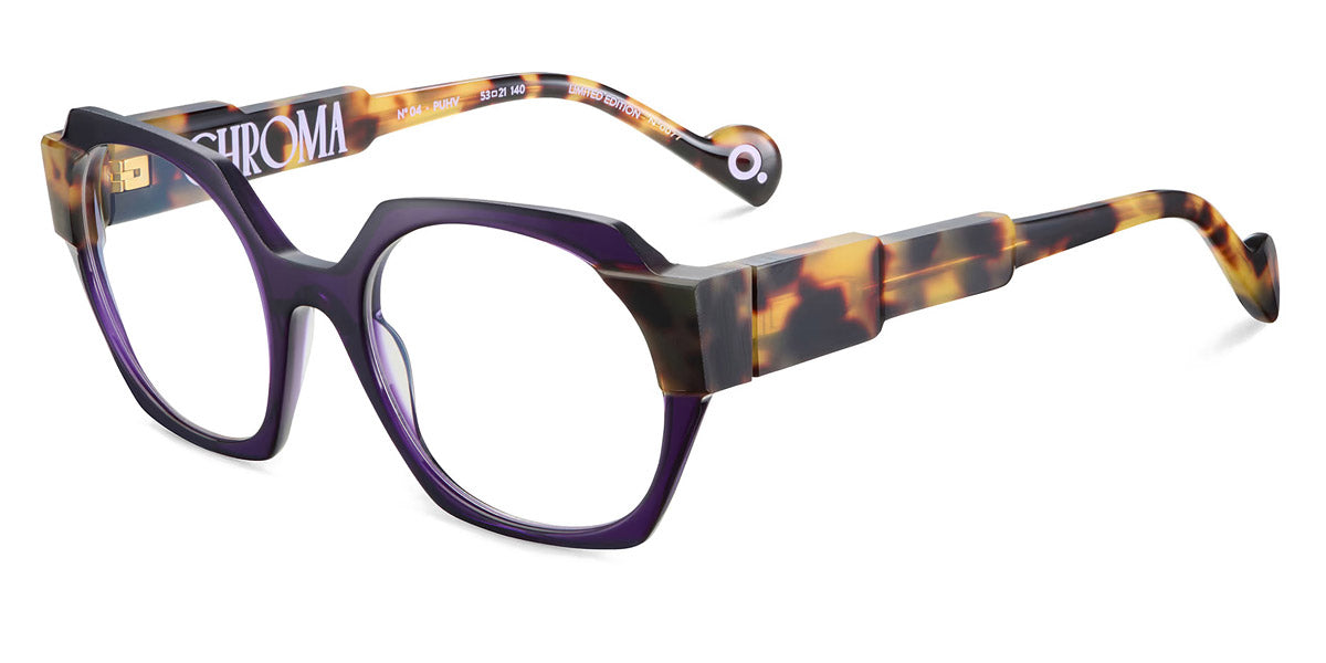 Etnia Barcelona® CHROMA N04 5 CHR004 53O PUHV - PUHV Purple/Havana Eyeglasses