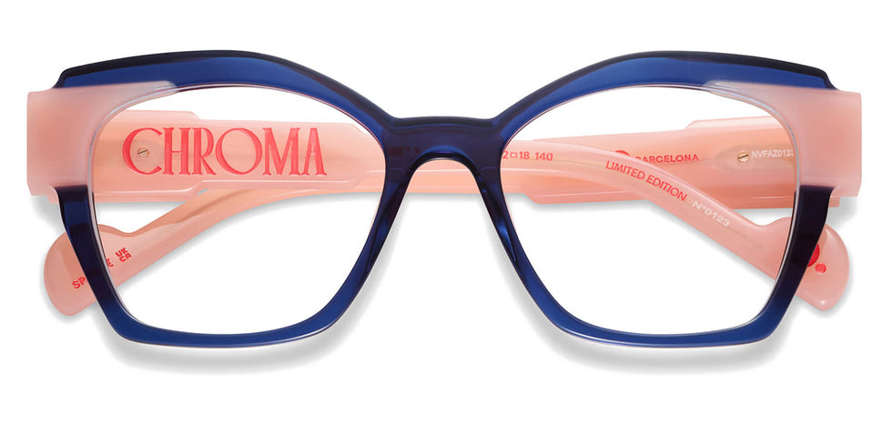 Etnia Barcelona® CHROMA N06 5 CHR006 52O DBPK - DBPK Blue/Pink Eyeglasses