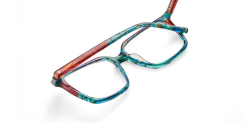Etnia Barcelona® GERA 5 GERA 55O TQFU - TQFU Turquoise/Pink Eyeglasses