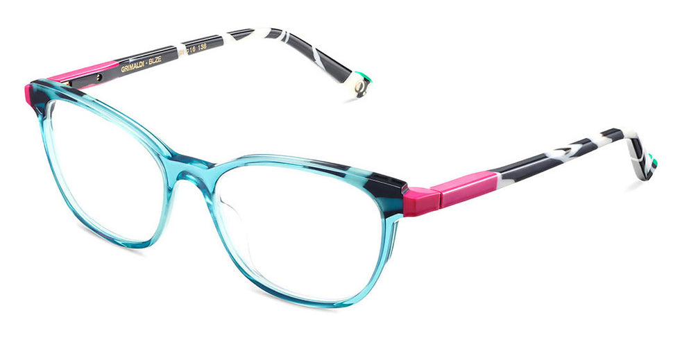 Etnia Barcelona® GRIMALDI 5 GRIMAL 51O BLZE - BLZE Blue/Zebra Eyeglasses