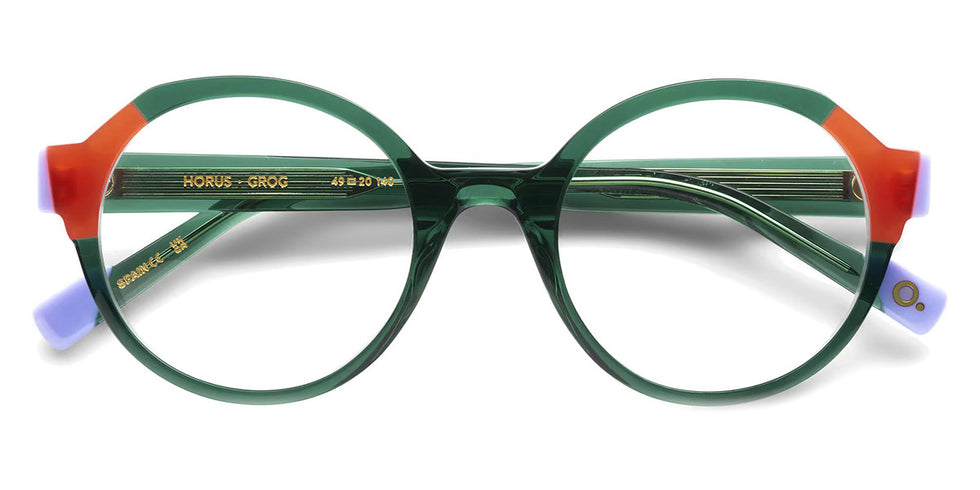 Etnia Barcelona® HORUS 5 HORUS 49O GROG - GROG Green/Orange Eyeglasses
