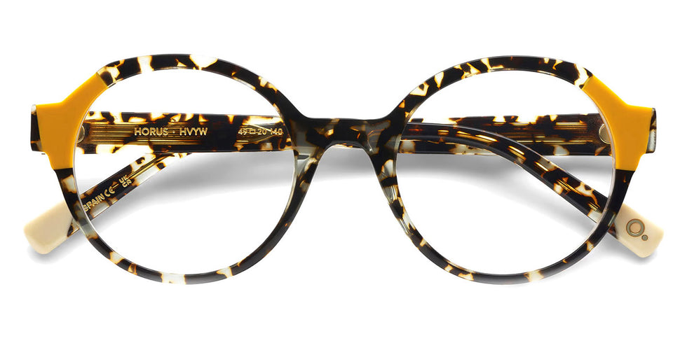 Etnia Barcelona® HORUS 5 HORUS 49O HVYW - HVYW Havana/Yellow Eyeglasses
