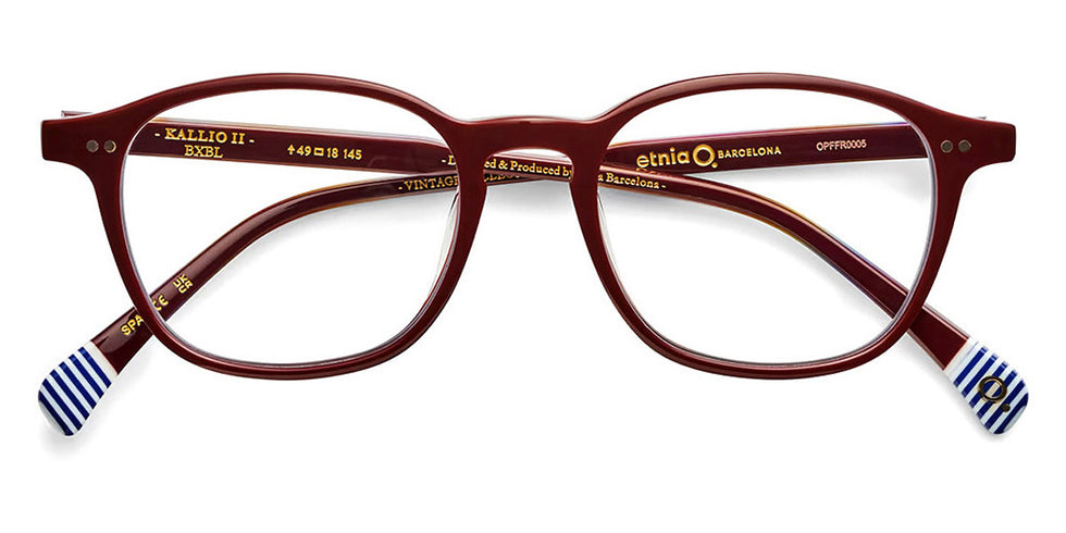 Etnia Barcelona® KALLIO III 5 KALLI3 49O BXBL 52 - BXBL Red/Blue Eyeglasses