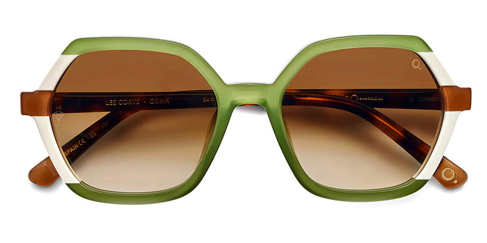 Etnia Barcelona® LES CORTS 5 LESCOR 54S GRWH - GRWH Green/White Sunglasses