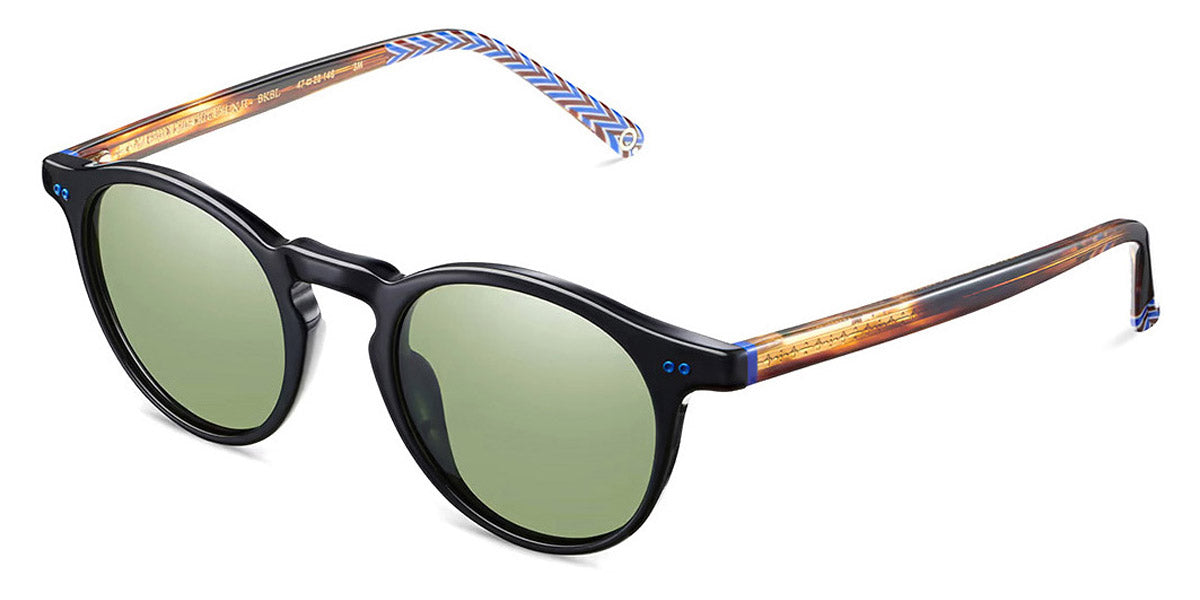 Etnia Barcelona® MISSION DISTRICT SUN II 5 MISDI2 47S BKBL - BKBL Black/Blue Sunglasses