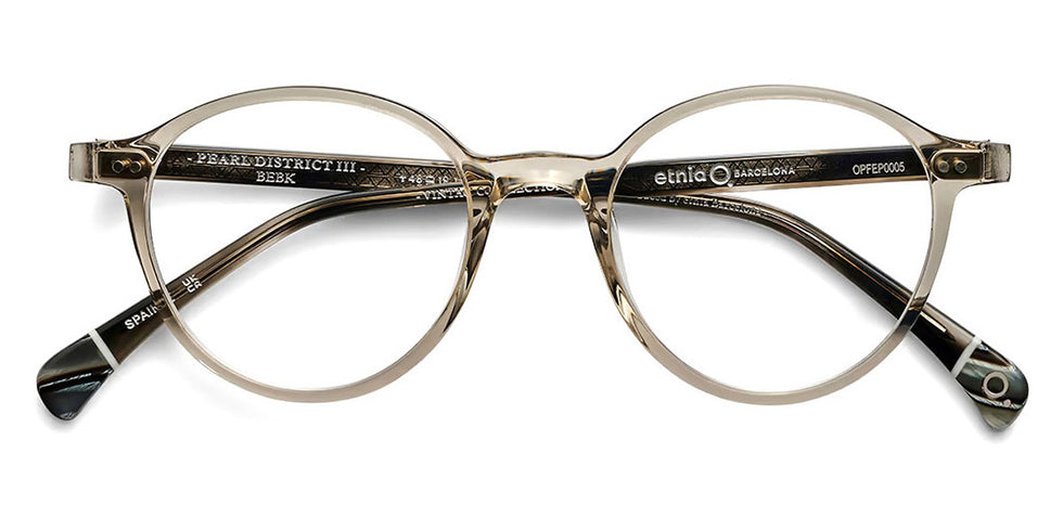 Etnia Barcelona® PEARL DISTRICT III 5 PEARL3 48O BEBK 50 - BEBK Beige/Black Eyeglasses