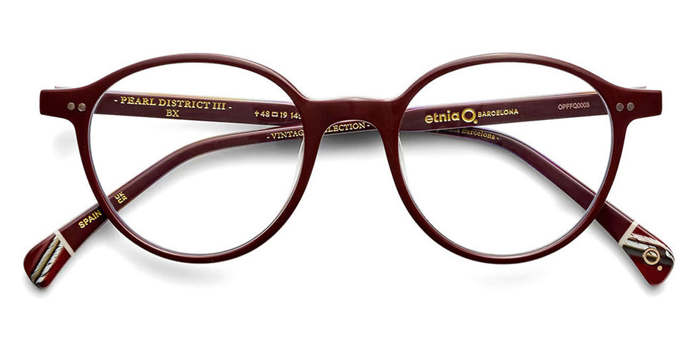 Etnia Barcelona® PEARL DISTRICT III 5 PEARL3 48O BX 50 - BX Red Eyeglasses