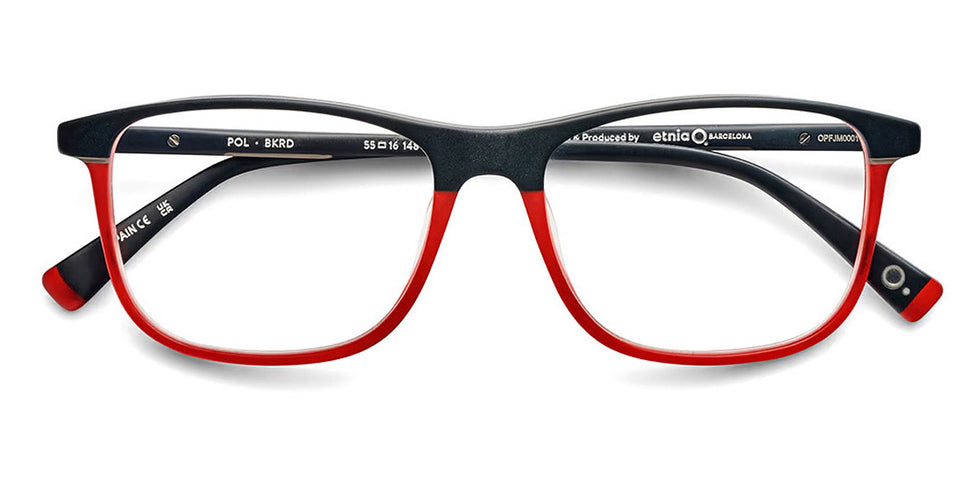 Etnia Barcelona® POL 5 POL 55O BKRD - BKRD Black/Red Eyeglasses