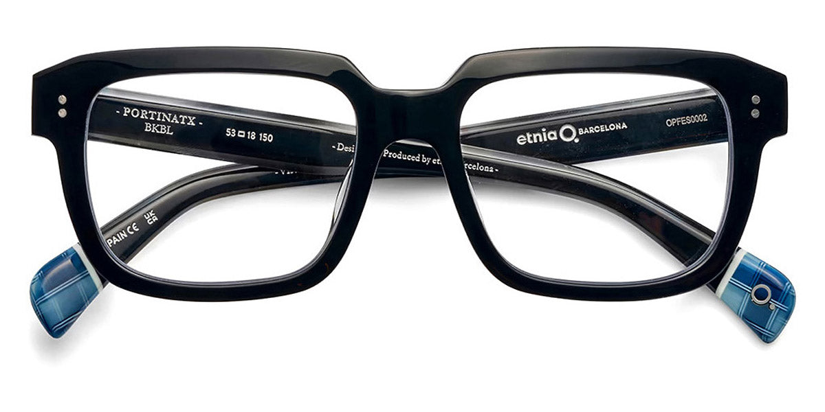 Etnia Barcelona® PORTINATX 5 PORTIN 53O BKBL - BKBL Black/Blue Eyeglasses