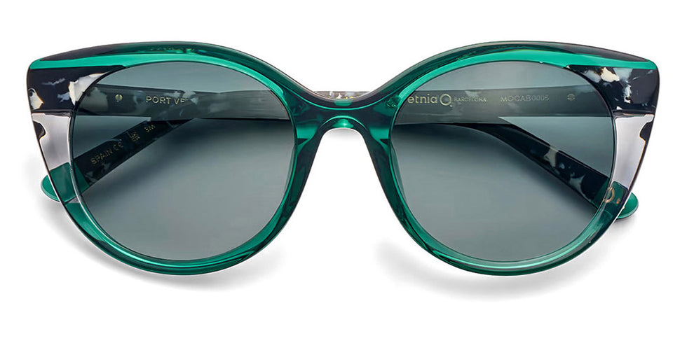 Etnia Barcelona® PORT VELL 5 PORTVE 53S GRBK - GRBK Green/Black Sunglasses