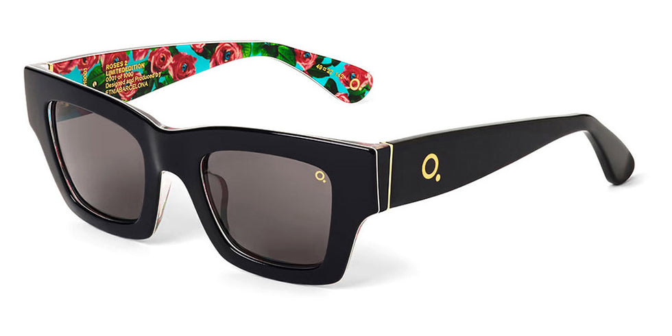 Etnia Barcelona® ROSES 2 5 ROSES2 49S BK - BK Black Sunglasses