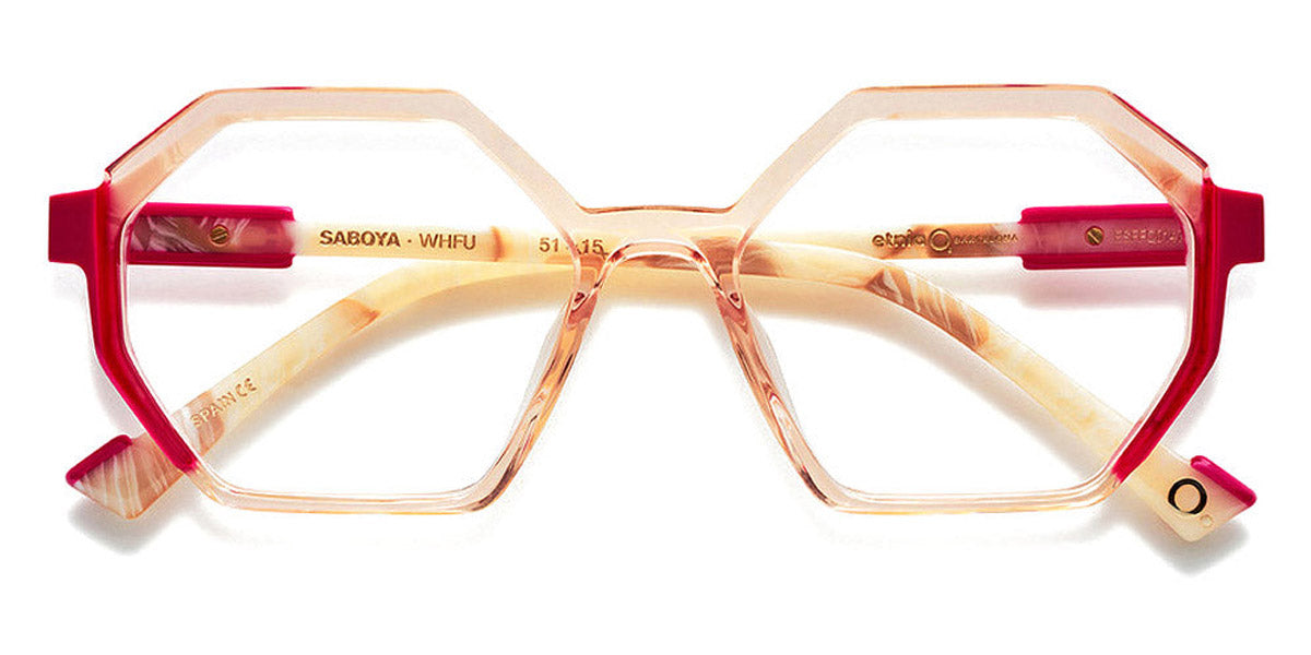 Etnia Barcelona® SABOYA 5 SABOYA 51O WHFU - WHFU White/Fuchsia Eyeglasses