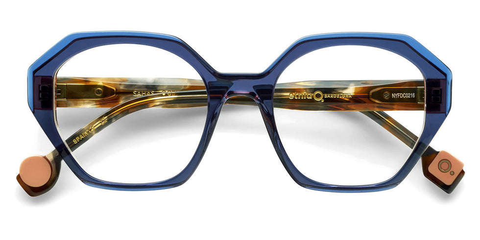 Etnia Barcelona® SAHAS 5 SAHAS 50O OGBL - OGBL Orange/Blue Eyeglasses