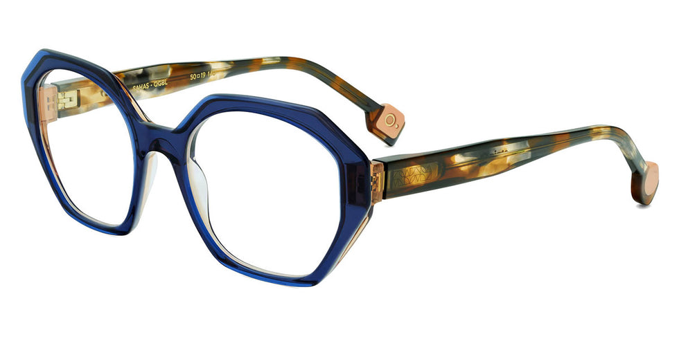 Etnia Barcelona® SAHAS 5 SAHAS 50O OGBL - OGBL Orange/Blue Eyeglasses