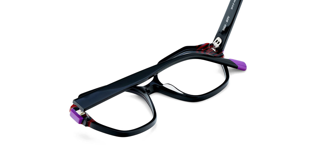 Etnia Barcelona® THEIA 5 THEIA 50O BKPU - BKPU Black/Purple Eyeglasses