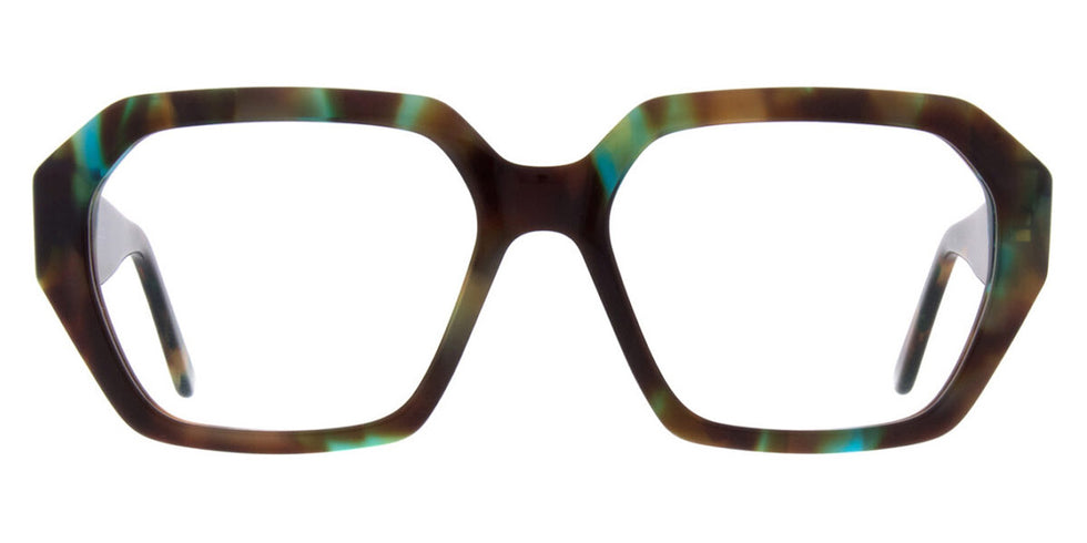 Andy Wolf® 5149 ANW 5149 03 56 - Teal/Brown Eyeglasses